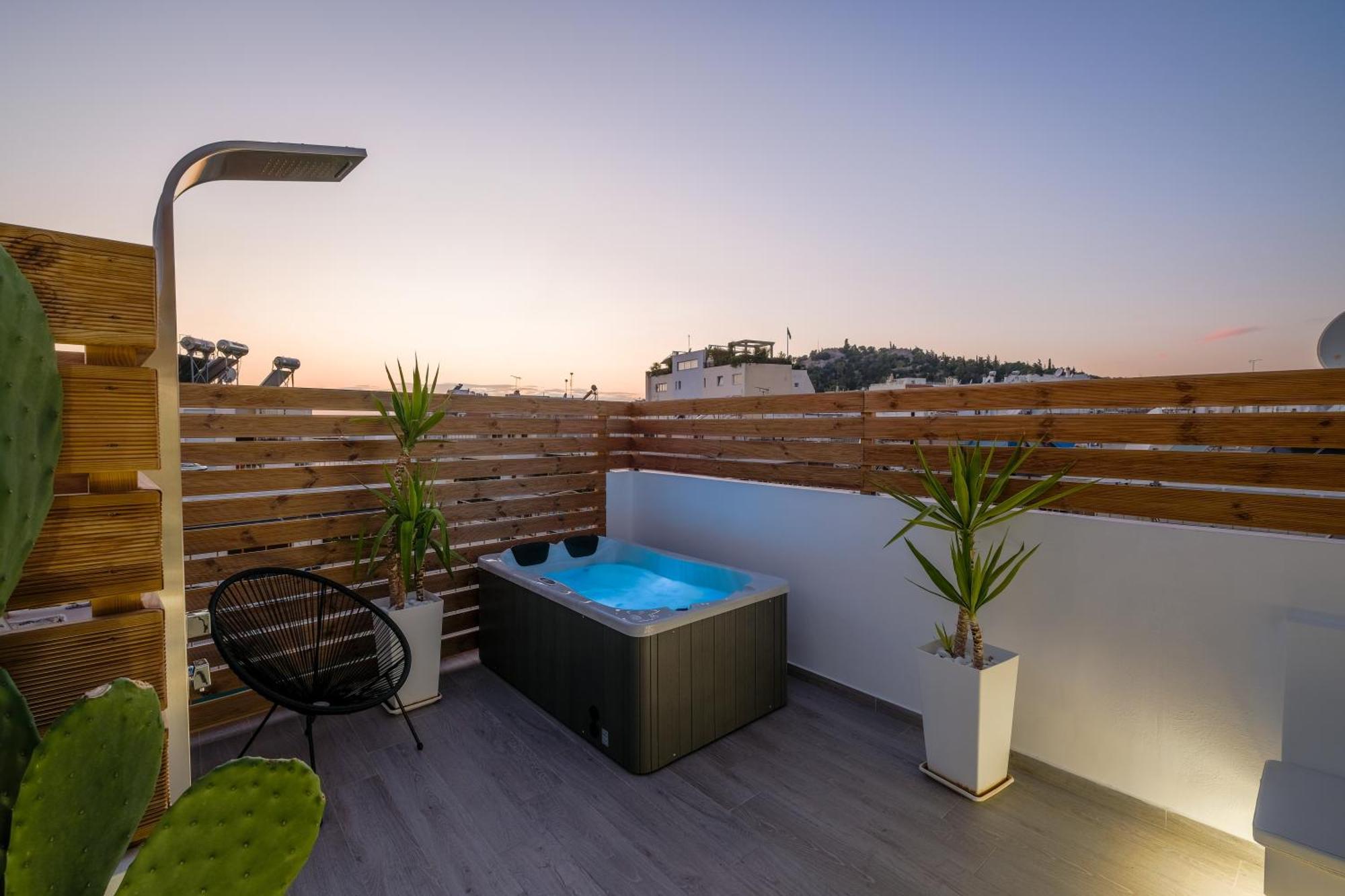 アテネAcropolis View With Jacuzziアパートメント エクステリア 写真